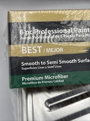 Best House Painting Set; 6 Piece – Metal Tray Roller Cover, Paint Brush