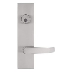 Tell ESC881HD Lever Trim 32D HD Satin Stainless Steel Escutcheon Entry Lever