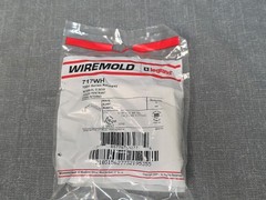 5 Wiremold 700 Series Inside Internal Elbow Fitting V717 White MADE IN USA!