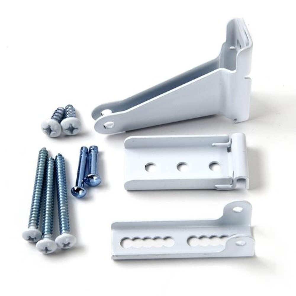 Storm Door Closer Bracket in White Color
