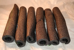 Duck Brand Foam Pipe Covers Self-Sealing Insulation Tubes 6 Feet Total Thermal