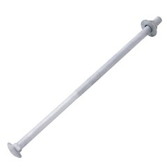 1/2″ x 12″ Carriage Bolts (25 PCS), Hot Dip Galvanized, Heavy Duty Round Head…