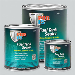 POF.49208 POR-15 INC 49208 Fuel Tank Sealer, 1 pt Can, Semi-Transparent Silver,