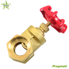 1-1/2″ NPT Brass Gate Valve Heavy Duty Two-way Flow Manual Rotary Sluice Valve