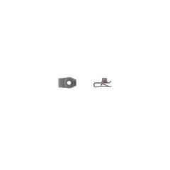 DCO.5596 Disco Automotive Hardware 5596PK Extruded U-Nut, M6 x 1 mm Screw, Blac