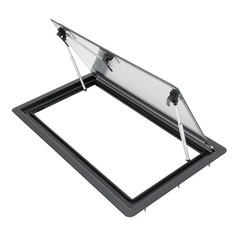 RV Caravan Camper Van Hinged Push Out Window 70° Vent Hatch 35.4×19.7in US Stock