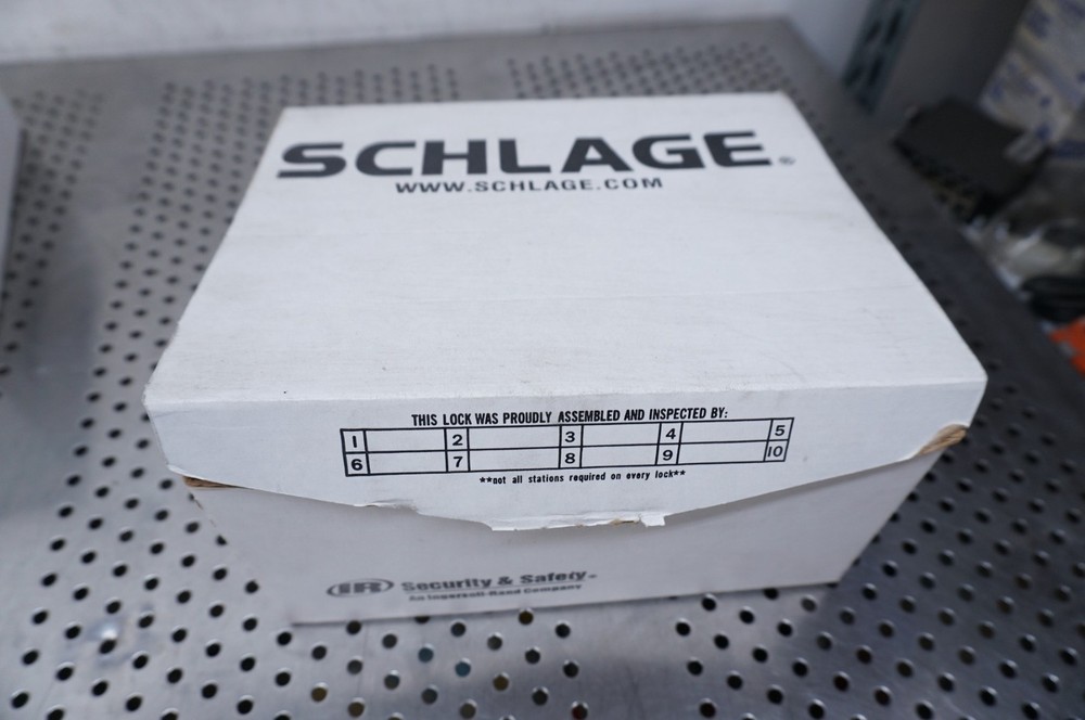 SCHLAGE SPA ND10S 626 Lever Heavy Duty Mechanical Office Lockset Passage 1 3/4