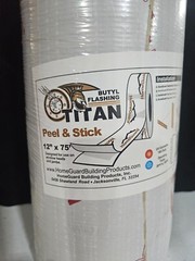 Titan Butyl Flashing 12″ x 75′ Self Adhering, Window and Door Flashing