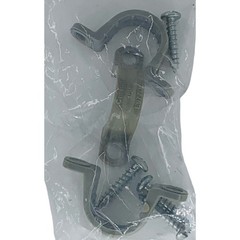 PVC Pipe Clamp Carion 1/2 Inch .5 Gray Lot of 3 Screws E977DC New Old Stock