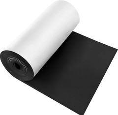 Adhesive Foam Padding Roll Closed Cell Neoprene Sheet 12x59x1/2in Black