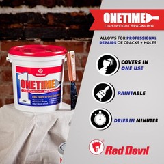 0544 ONETIME Lightweight Spackle Wall Repair, Spackling for Holes Drywall, 1 …