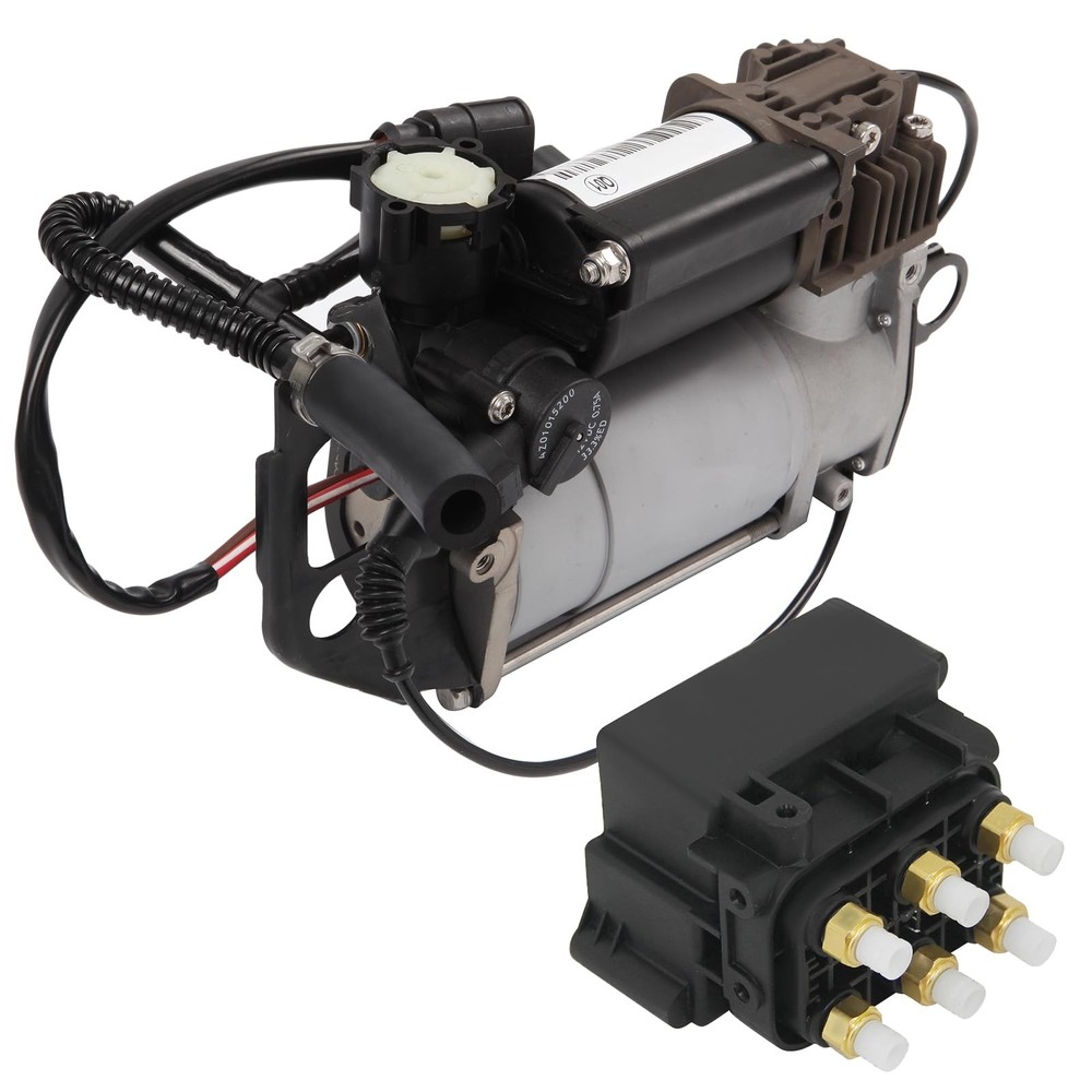 Air Suspension Compressor Pump Fit 2007-2015 Q7 Valve Block Replace 4L0698007A