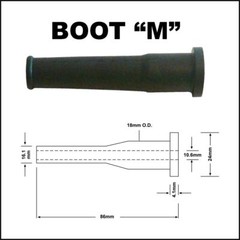 Electric Cord Protector Strain Relief Rubber Boot fits 12/3 14/3 AWG Cord BOOT-M