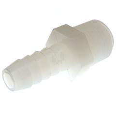 Anderson Metals 53701-0606 Nylon 3/8″ Hose Barb x 3/8″-18 Male NPT