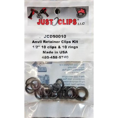 98328 Just Clips 10-pk 1/2″ clip o-ring kit