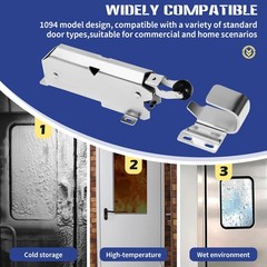 1~10X FOR KASON 1094 SURECLOSE HYDRAULIC DOOR CLOSER WITH FLUSH TO 3/4 INCH HOOK