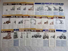 Brochures Fiat Allis Crawler Excavator Wheel Loader Dozer 70/80s