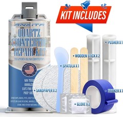 Quick-Drying Quartz Countertop Repair Kit for Chips & Scratches – Non-Toxic