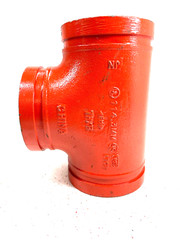 SPF Style ST-1 Straight Tee 4″ Grooved End IPS Pipe Size Fitting