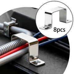 8x Square Tube Strap Clamp Square Pipe Clamp Stainless Steel High Performance