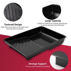 Mister Rui 6 Inch Paint 6 Tray and Liner Set, 6 Inch, 12 Pack