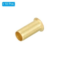 10Pcs Brass Compression Insert for 5/16″ Tube OD Compression Insert Tube Support