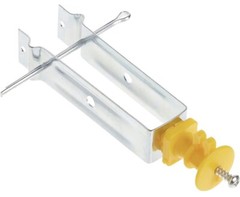 Lot Of 2 Bags – Zareba ICLXY-Z Chain Link Insulator, Yelllow, 10 per Bag