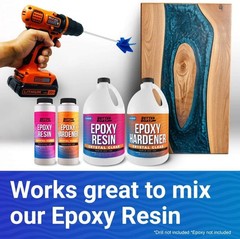 Patented Helical Paint Mixer Attachment for Quick Blending – Perfect for Gallons
