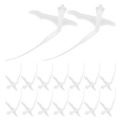 20Pcs Transparent Plastic Foam Spray Replacement Tubes for DIY Spray Foam