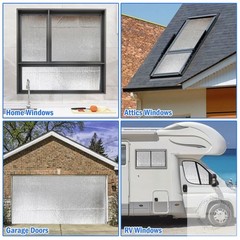 Double Reflective Insulation 48 in X 10 FT RV Window Insulation for Summer Heat