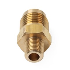 1/8 NPT Male to 3/8 SAE Flare Brass Pipe Fitting for Air Conditioning