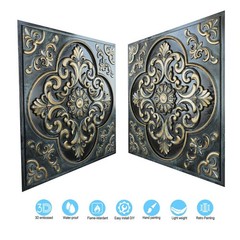 Decorative ceiling tile Emboss interior wall panel for Nightclub PL88 10Pcs