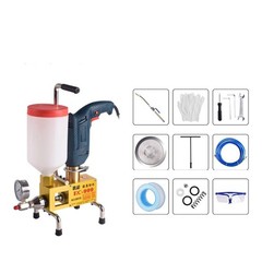 810/910W Epoxy injection pump Epoxy / Polyurethane foam Steel Hose repair crack