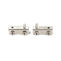 MY MIRONEY Glass Clamp 1.5″ x 0.4″ x 0.5″ Glass Door Pivot Hinge Heavy Duty Glas