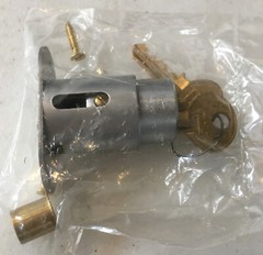 CCL SECURITY Sliding Door Lock #02291 W 2 Keys 1 1/2” Overall Length