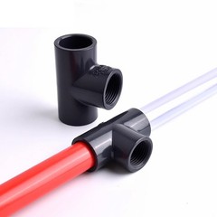 PVC Internal Thread 3-Way Water Supply Pipe Fitting Adapter Connector Joint UPVC