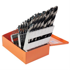 29KK38KnKut KnKut 29 Piece Jobber Length Drill Bit Set 1/16″-1/2″ by 64ths 3/8″