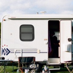 15×17 Universal RV Window 20% Tint Tempered Alum Frame Vent Screen Trailer Van