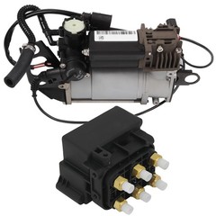 Air Suspension Compressor Pump Fit 2007-2015 Q7 Valve Block Replace 4L0698007A