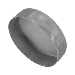 Light Gray 180mm Rubber End Caps Round Vinyl Plug Insert Rubber Flexible