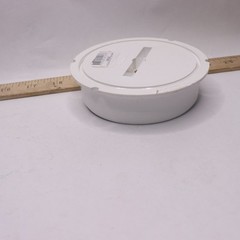 Jones Stephens Countersunk Plug w/ Insert PVC 4″ Int Pipe Cleanout 3-1/2″ IPS