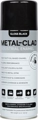 METAL-CLAD Paints For Industry Industrial 11 Fl Oz (Pack of 1), Gloss Black