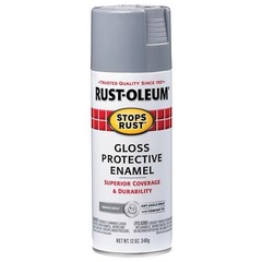 Rust-Oleum 7786830 Stops Rust Spray 12 Ounce (Pack of 1), Gloss Smoke Gray