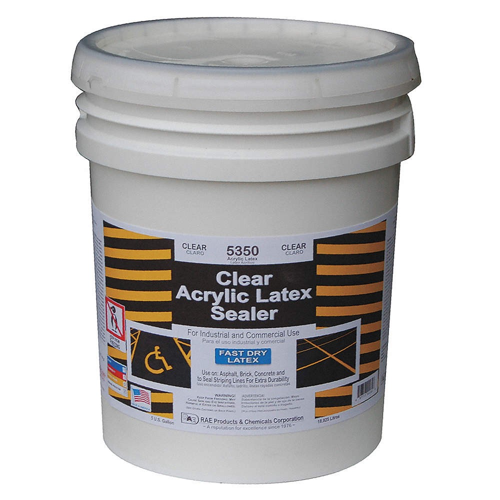 RAE 5350-05 Sealer,Clear,5 gal,Bucket 4YNZ3