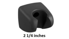 2 1/4″ Hand Shower Head Holder Handheld Wand Wall Mount Bracket Matte Black
