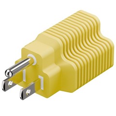 [4-in-1] 15 Amp Household AC Plug to 20 Amp T Blade Adapter,5-15P to 5-20R,5-…