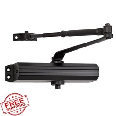 Lawrence Matte Black Door Closer LH5016