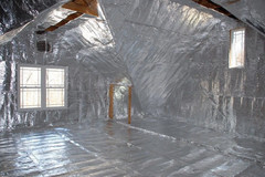 79in X 39in Fireproof Heat Insulation Mat For Exhaust pipe of industrial boiler