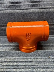 SPF Style ST-1 Straight Tee 4″ Grooved End IPS Pipe Size Fitting (P5)