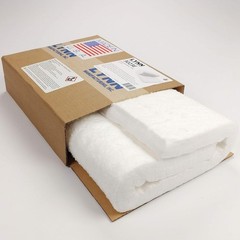 Lightweight Fireproof Ceramic Fiber Insulation Blanket 2400°F – Made in the USA